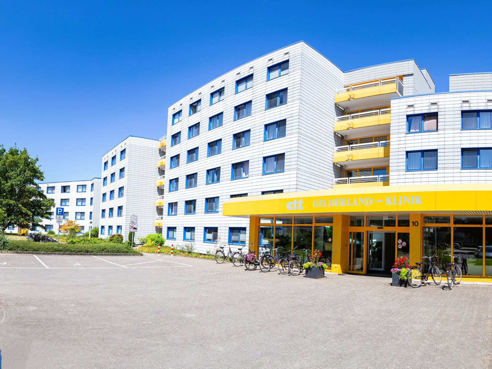Außenansicht der Gelderland-Klinik in Geldern