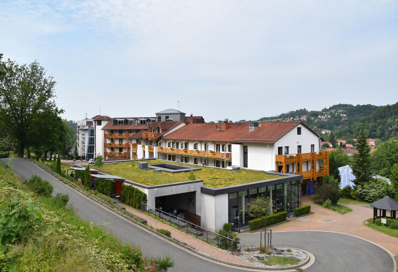 Außenansicht der Kirchberg-Klinik in Bad Lauterberg