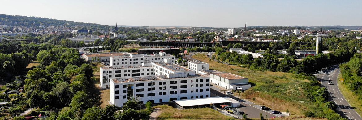 Außenansicht der salus kliniken Bad Nauheim in Bad Nauheim
