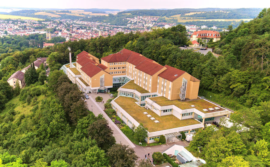 Außenansicht der Reha-Zentrum Bad Mergentheim, Klinik Taubertal in Bad Mergentheim
